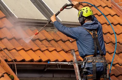 Démoussage et hydrofuge de toiture à Hantay